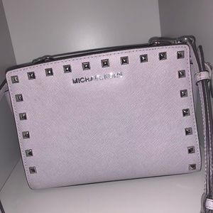 Lavender/Lilac Small Michael Kors Studded Selma